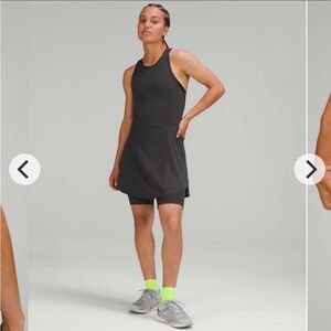NWT Lululemon Nulux running dress 8” graphite gray size 8